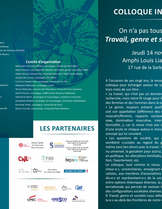 Colloque international « On n’a pas tous les jours vingt ans »